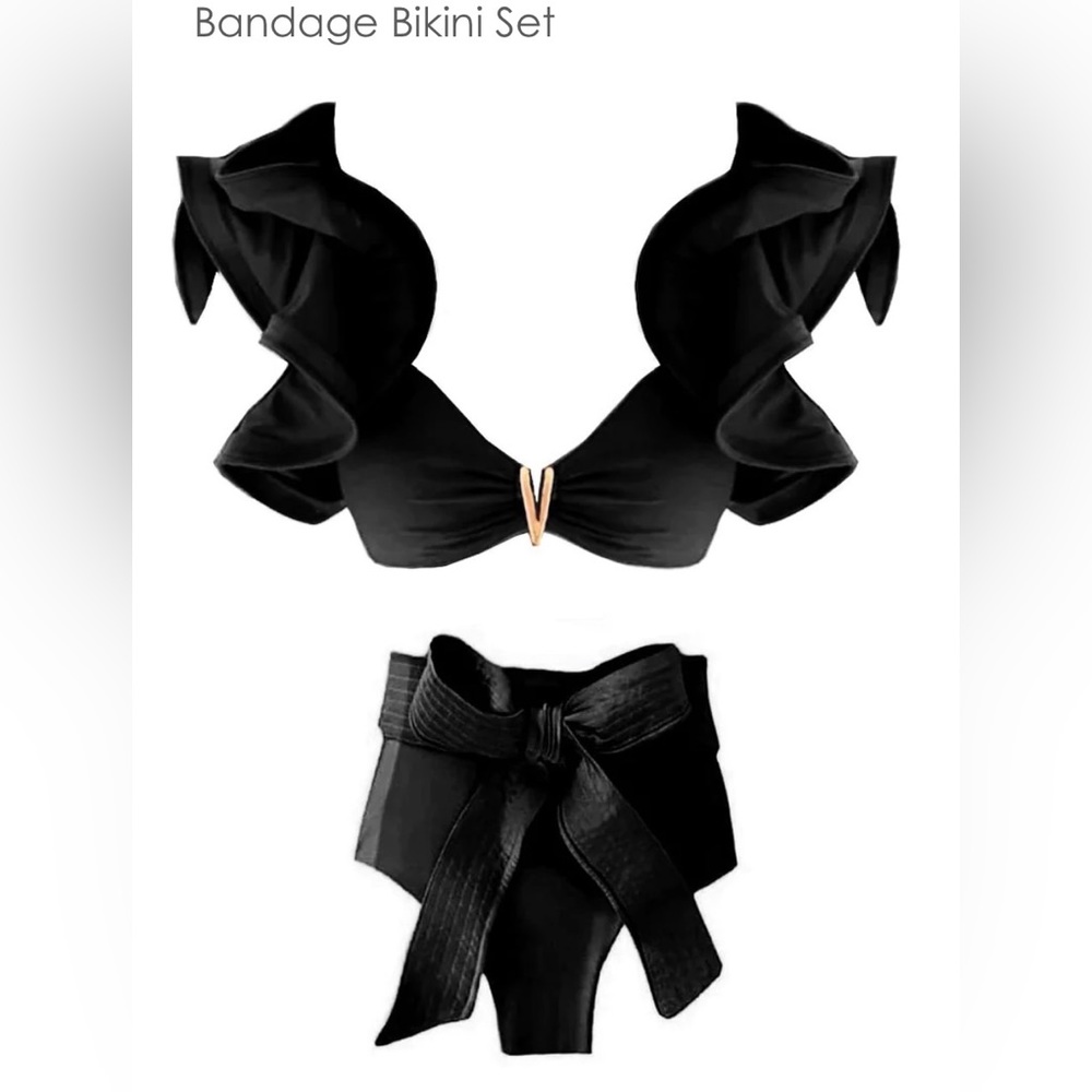 Flaxmaker Push-up Bondage Bikini Set